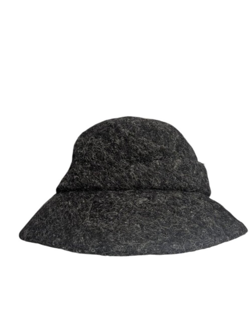 Borsalino Charcoal Gray Wool Fedora Felt Hat